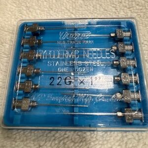 Hypodermic Needles 22G x 1.5" Stainless Steel